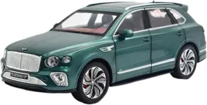 1:24 for Bentayga SUV Alloy Diecast Luxury Car Model(Green)