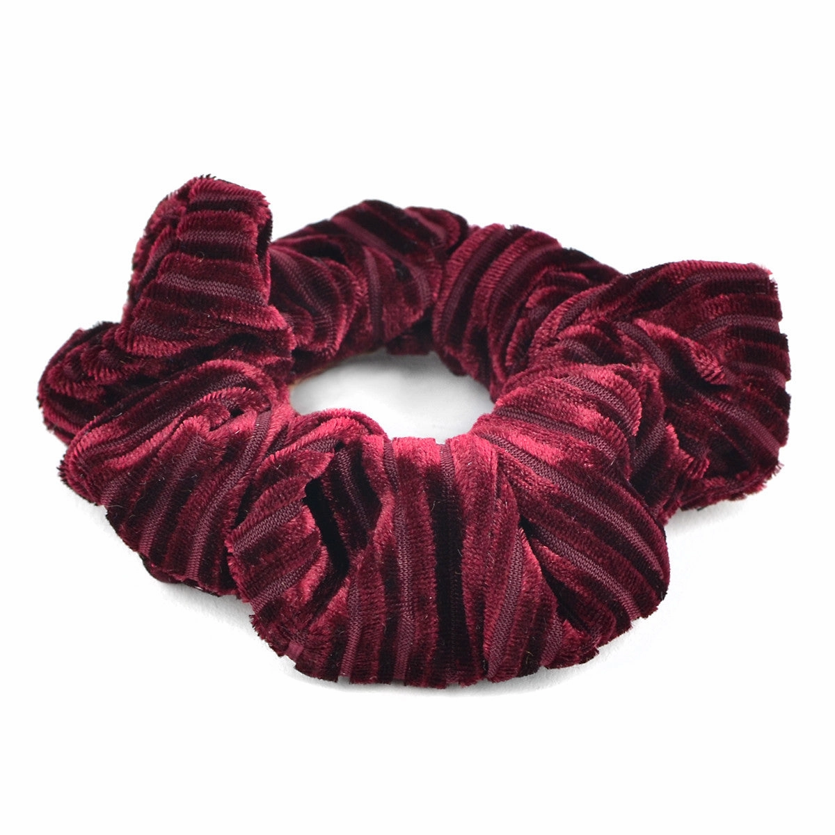 12pc Solid Velvety Scrunchie Hair Ties