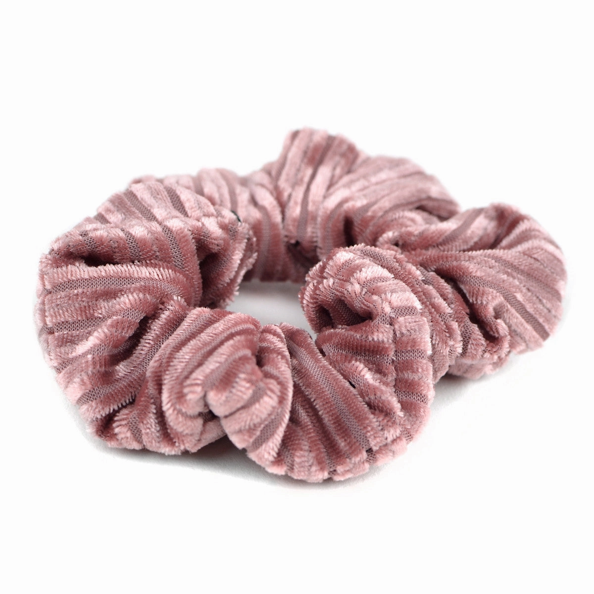 12pc Solid Velvety Scrunchie Hair Ties