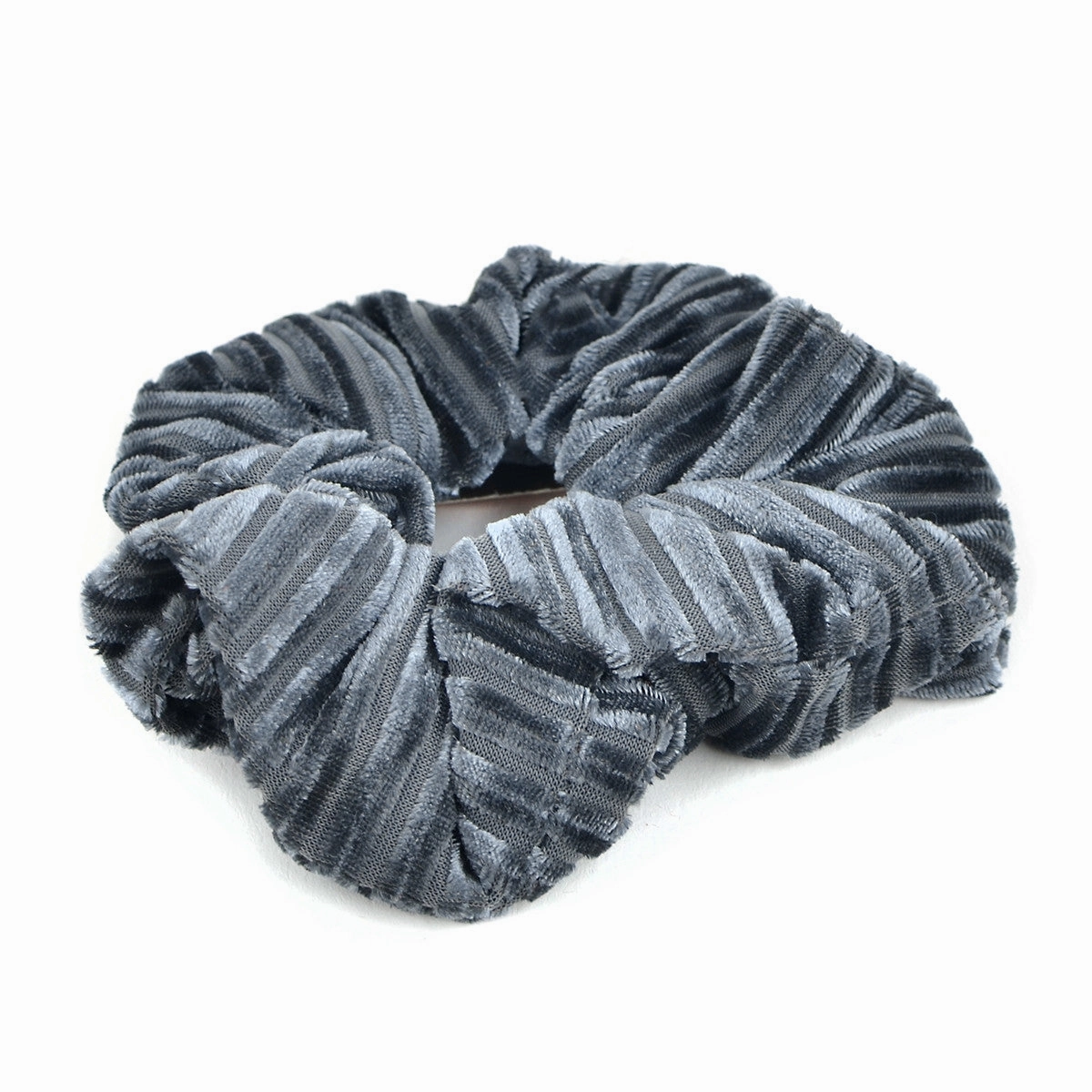 12pc Solid Velvety Scrunchie Hair Ties