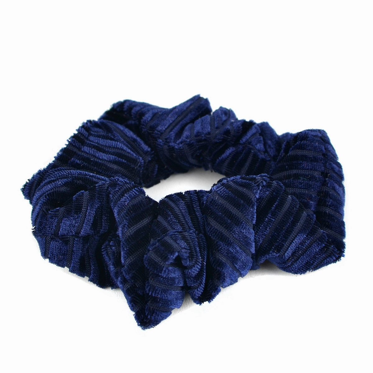 12pc Solid Velvety Scrunchie Hair Ties