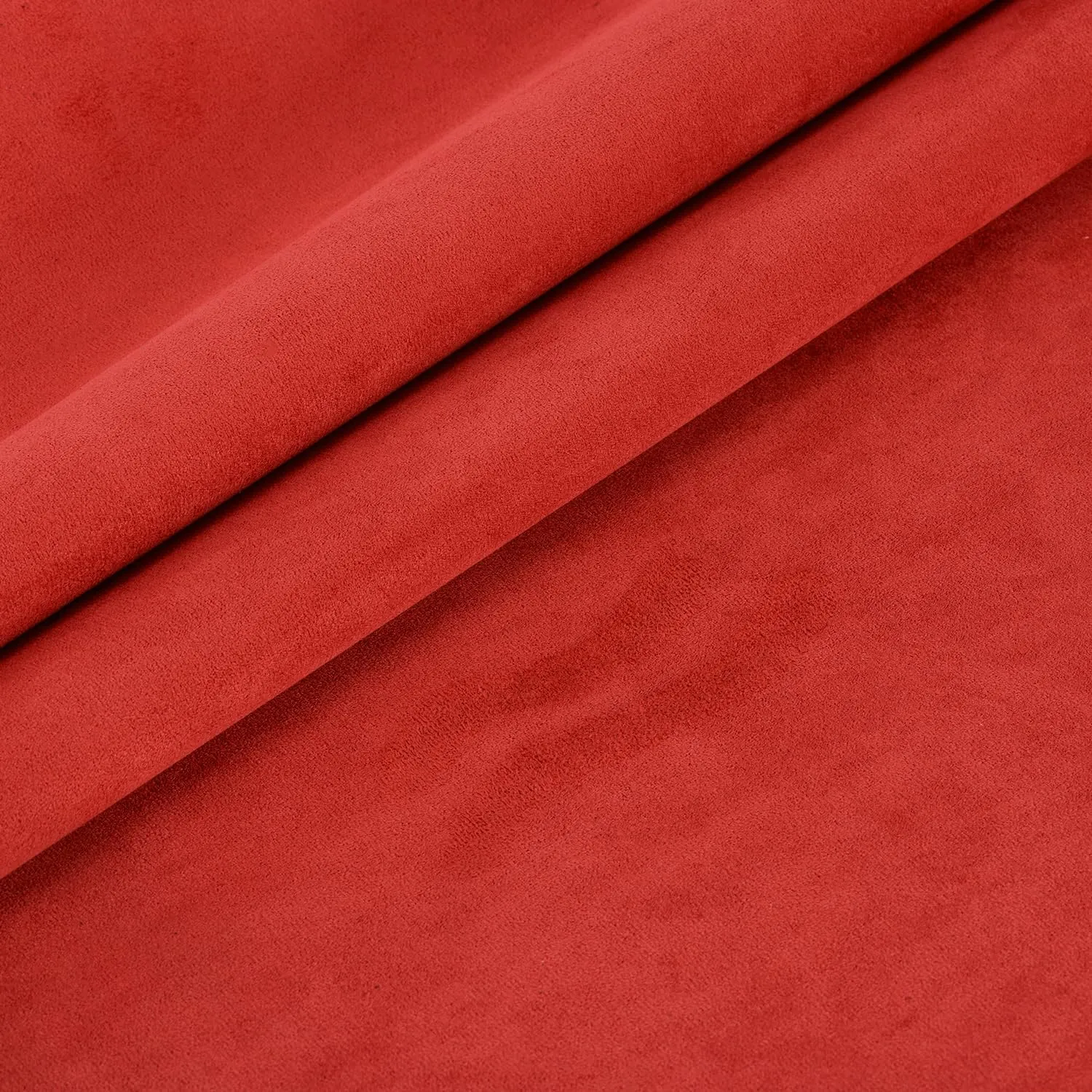 16 x 59 inches Self Adhesive Faux Suede Repair Patch - Red Fabric Patches for Car Interior, Jewelry Boxes