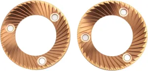 2PCS Coffee Grinder Flat Burr 64mm Plated Multi Purpose Flat Burr Compatible With DF64 DF64P DF64E DF64V Ceado E5P E6P E37J Mazzer Super Jolly Mini E Anfim Caima