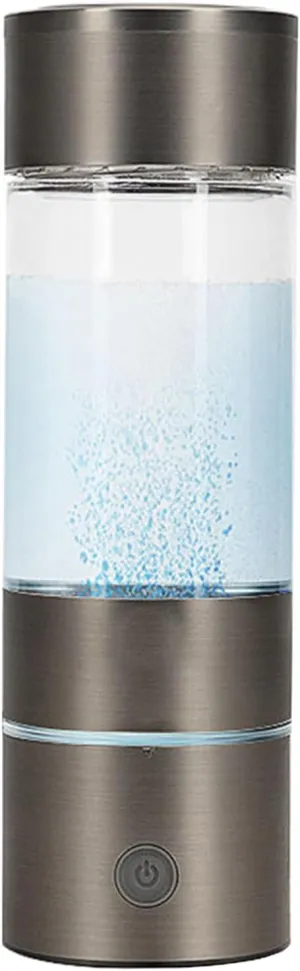 370ml Hydrogen Water Bottle Generator, Portable Hydrogen Rich Water Cup, Up to 2000-2500 PPB, Hydrogen Water Ionizer Machine with PEM Technology, Health Cup