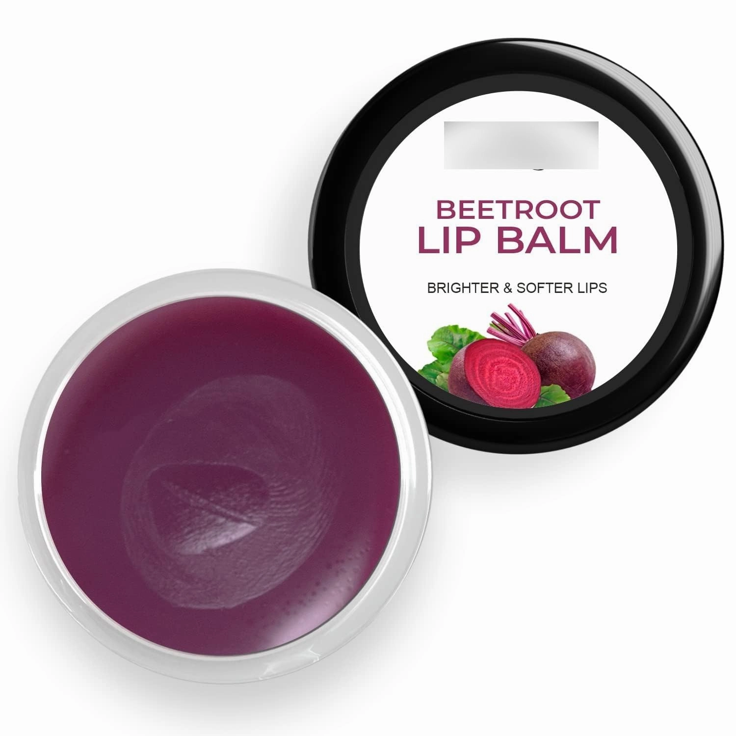 A.rav.i Organic Beetroot Lip Balm With Beetroots, Shea Butter & Cocoa Butter - For Dry & Chapped Lips Lip - Protection & Nourishment - 8 Gm, Red