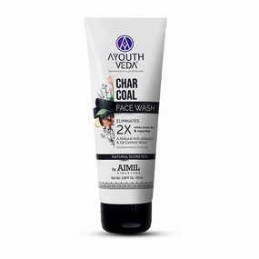 Activated Charcoal Face Wash|Anti-Polluition, Deep Pore Cleaning & Oil Control |Activated Charcoal for Fresh & Glowing Skin |Face Wash for Men & Women (Pack Of 1; 100ml)
