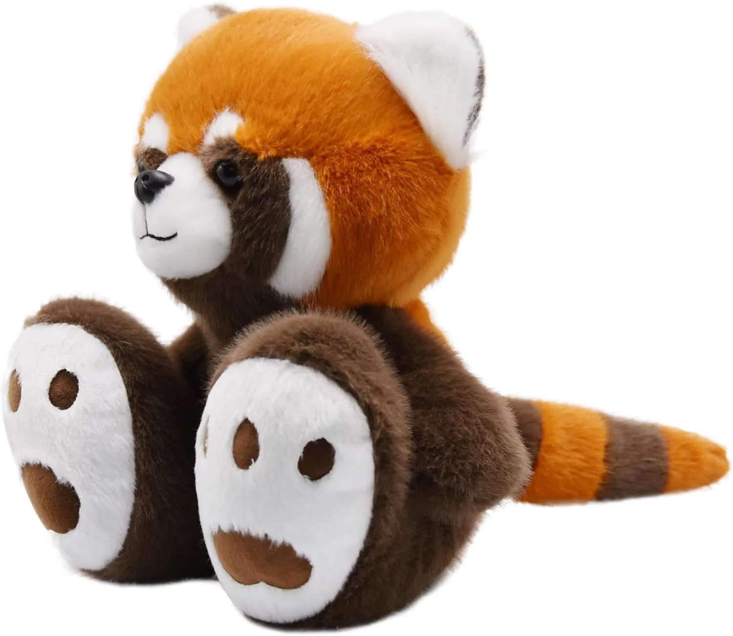 Adorable Red Panda Stuffed Aninal wtih Oversized Feet Super Cute Woodland Animal Stuff Funny Plush Zoo Toys Sweet Gift for Safari Themed Baby Shower Nursery or Birthday Party 9 Inches (Red Panda)