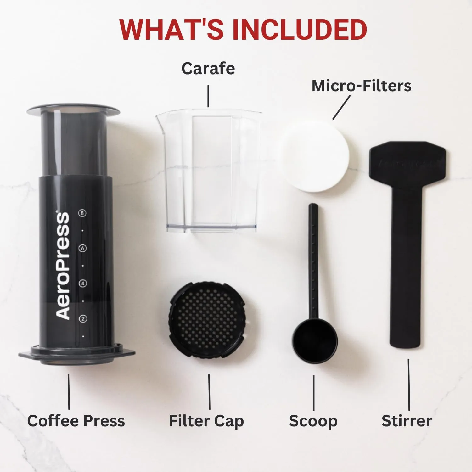 AeroPress Original XL Coffee Press – 3 in 1 brew method combines French Press, Pourover, Espresso. Full bodied, smooth coffee w/out grit or bitterness. Small portable coffee maker for camping & travel