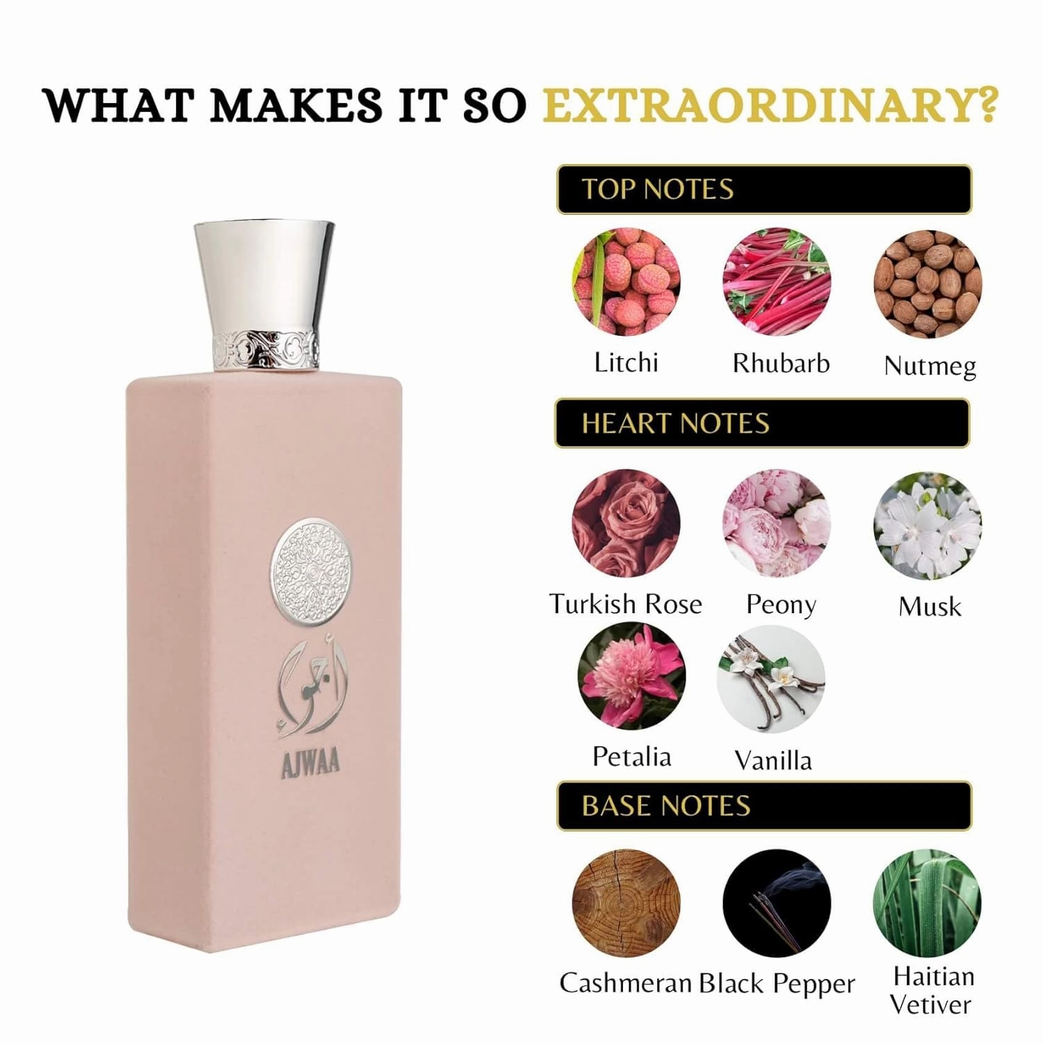 AJWAA ROSES Women's Cologne 3.4 Fl. Oz. Eau de Parfum Spray