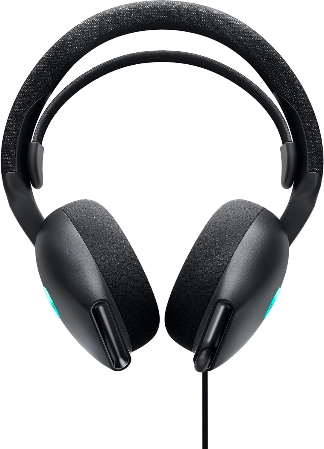 Alienware AW520H Wired Gaming Headset - Dolby Atmos, Unidirectional, AlienFX 16.8 Million RGB Colors, Microphone Mute, Volume On-headset Controls, 40mm Hi-Res Certified - Dark Side of the Moon