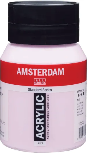Amsterdam Standard Series Acrylic Jar 500ml Light Rose 361 (17723612)