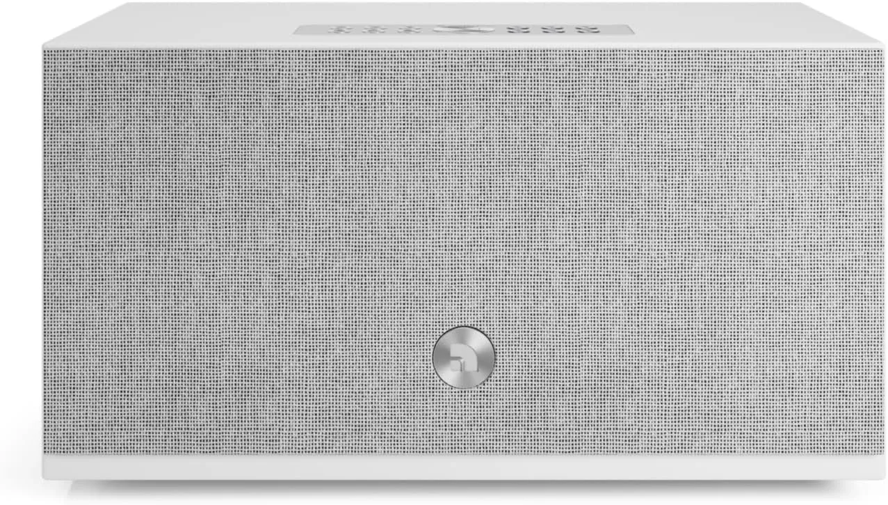 Audio Pro C10 MKII Wireless Speaker, WiiM Edition | High-Fidelity Sound, Multi-Room, Bluetooth, Wi-Fi | Compatible with AirPlay 2, Google Cast, Siri, WiiM Home App, Stream Spotify, TIDAL & More, White