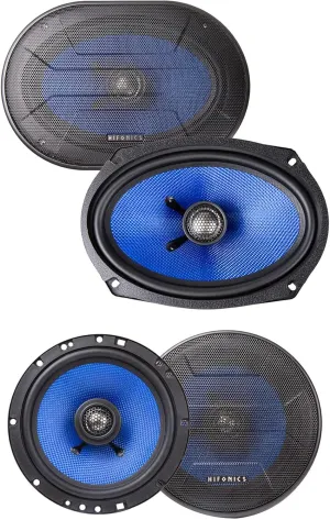 Audiosavings Bundle: Pair Hifonics HCC69CX 6x9 150 Watt 2-Way Coaxial Car Stereo Speakers Bundle with Pair Hifonics HCC65CX 6.5" 150 Watt 2-Way Coaxial Car Audio Speakers (2 Items)