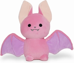 Avocatt Pink Bat Stuffed Plush - 10 Inches Stuffed Realistic Flying Fruit Bat Stuffy Plushie - Plushy and Squishy Goth Stuffed Animal - Cute Creepy Gothic Spooky Toy for Boys and Girls