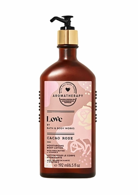 Bath & Body Works Aromatherapy Body Lotion (Cacao Rose), 6.5 fluid_ounces, 6.5 Fl Oz, Pack of 1