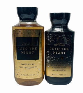 Bath & Body Works Into The Night Lotion and Body Gel Wash 2 Piece Set
