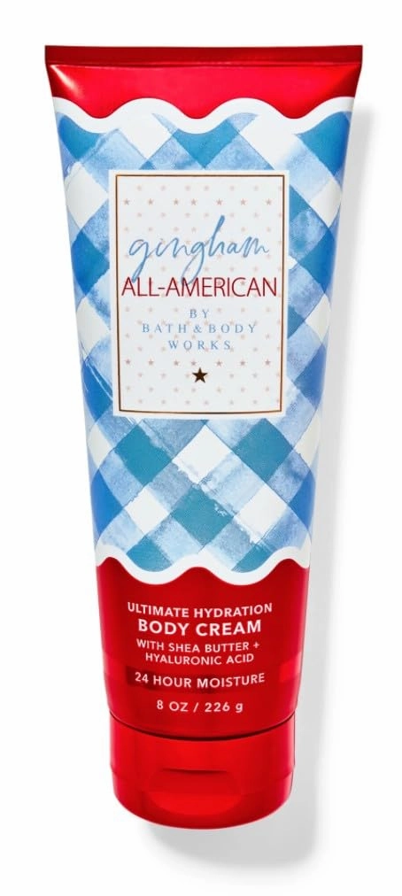 Bath and Body Gingham All-American Ultimate Hydration Body Cream - 8 Oz