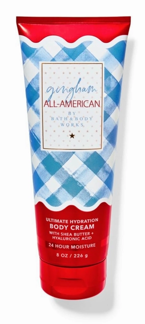 Bath and Body Gingham All-American Ultimate Hydration Body Cream - 8 Oz