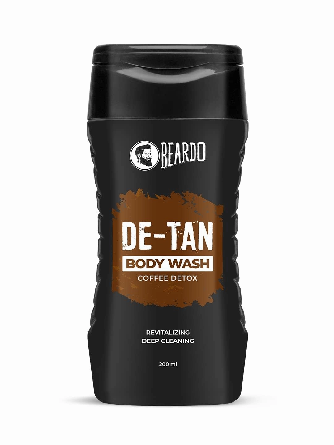 Bear.do De-Tan Body Wash for Men, 200ml | Tan Removal and Caffeine Body Wash | Detan With Coffee & Aloe Extracts | For Body & Face | Refreshing Fragrance