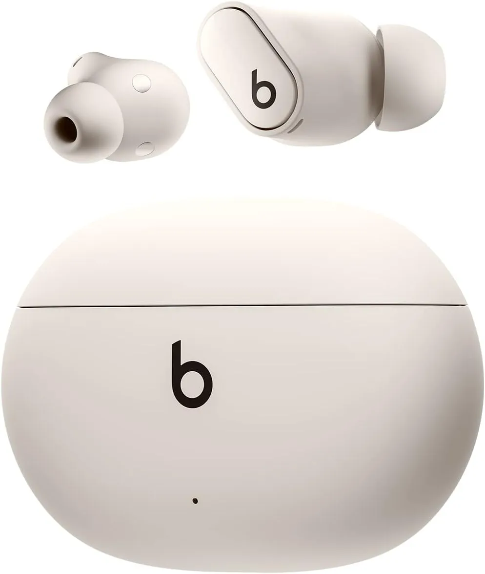 Beats Studio Buds   True Wireless Noise Cancelling Earbuds - Ivory (Renewed Premium)