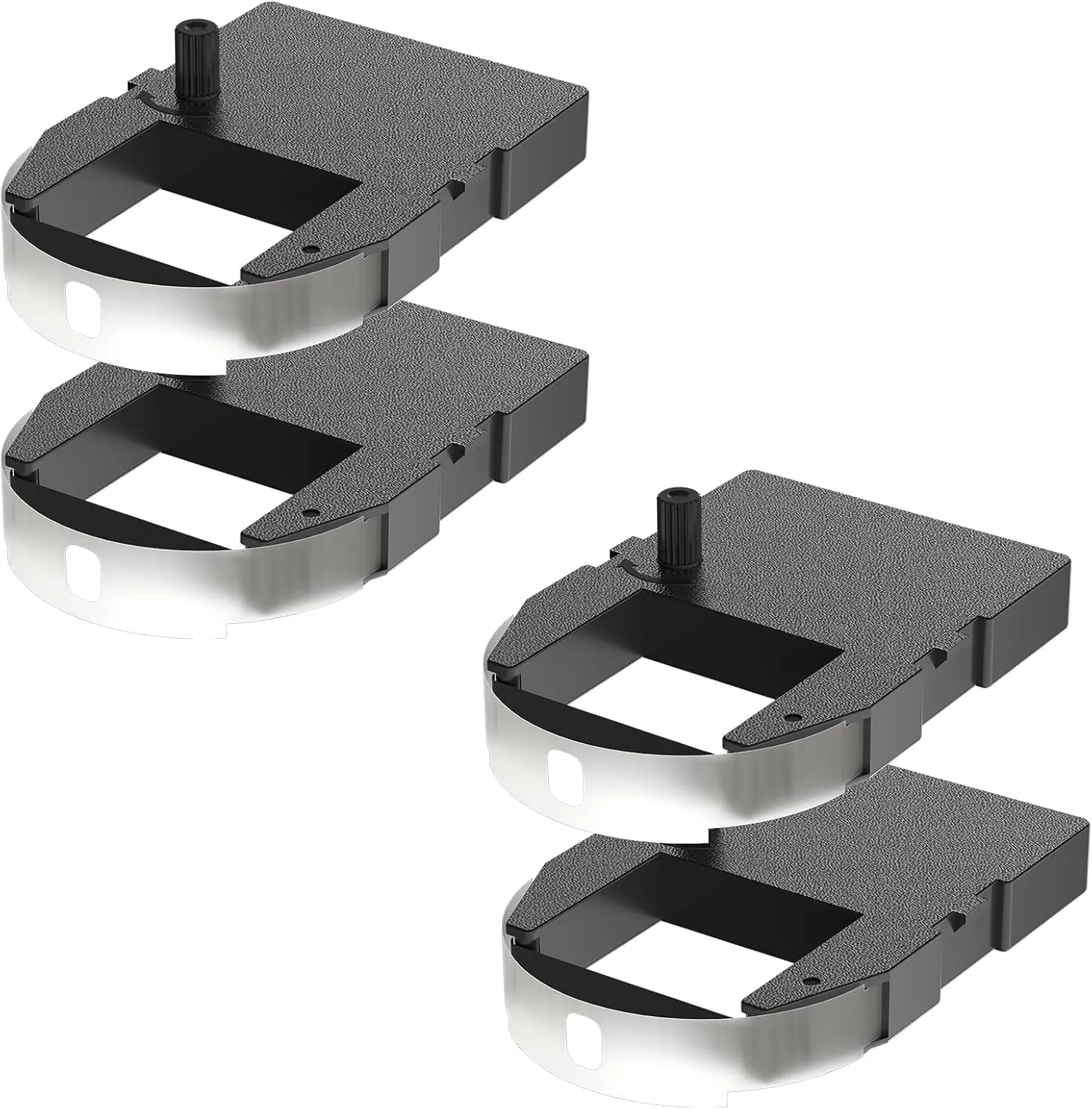 Bigger replacement for Pyramid 4000R Replacement Ribbon used with Pyramid 3000HD, 3500, 3700, 4000, 4000HD Time Clocks, 4 Pack