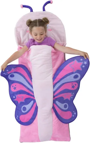 Bixbee Kids Sleeping Bag, Soft Sleepy Sack for Kids & Toddlers | Easy Roll Up Design for School, Daycare   Naptime, 60 x 22 Inches | Cozy Slumber Bag w Lining for Girls   Boys