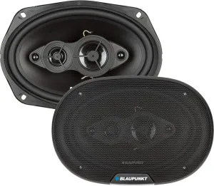 BLAUPUNKT BPS-E695 6x9 5-Way Car Speakers 140W - Superior Audio Quality, Durable Design, Easy Installation – Pair Bundle with Gravity Magnet Phone Holder