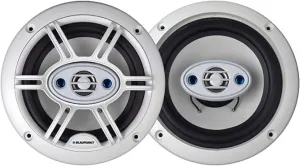 Blaupunkt GTM652W 6.5-Inch 200W 4-Way Waterproof Marine Speaker, Set of 2