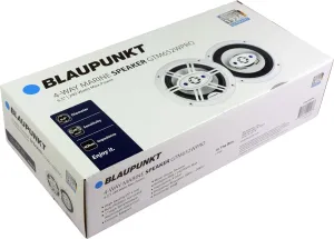 BLAUPUNKT GTM652WPRO 6.5" 4-Way Marine Speaker - 200W Waterproof Coaxial Speaker, 4 Ohm (2pc)