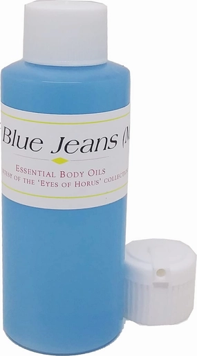 Blue Jeans: Virsachi - Type For Men Scented Body Oil Fragrance [Flip Cap - Blue - 2 oz.] - ID#23669