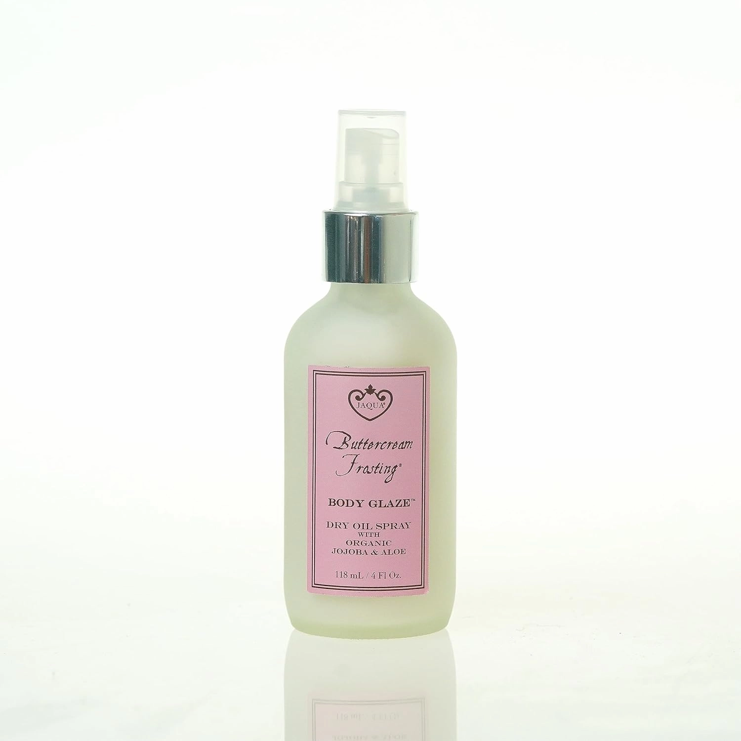 Body Glaze Dry Oil Spray with Organic Jojoba and Aloe - Buttercream Frosting