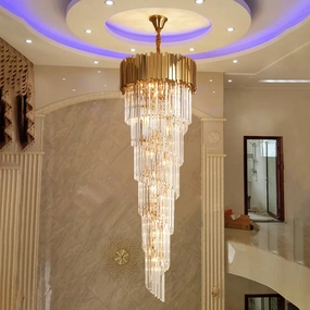 Boeotia Spiral Staircase Chandelier