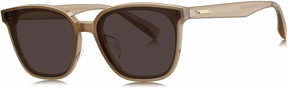 BOLON Men Women Stylish Square Polarized Sunglasses, Exclusive Eyewear Brand of EssilorLuxottica