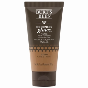 Burts Bees Goodness Glows Tinted Moisturizer, Rich in Antioxidants, Chestnut 1.0 Ounce