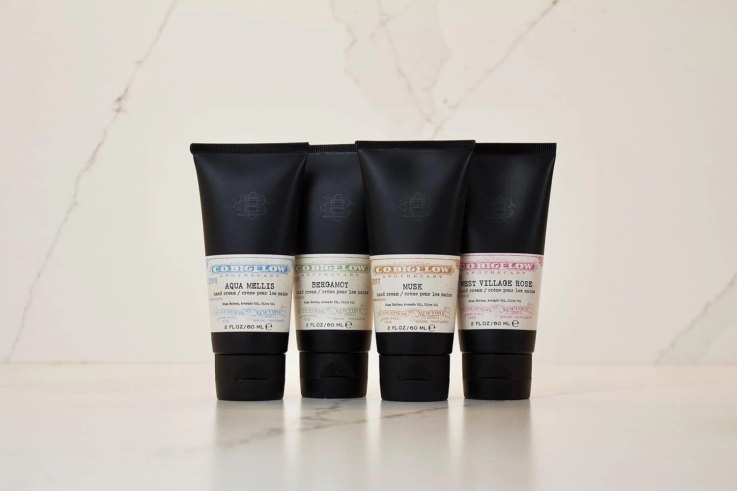 C.O. Bigelow Iconic Collection West Village Rose Hand Cream, with Shea Butter, Avocado Oil, and Olive Oil, 2 fl oz