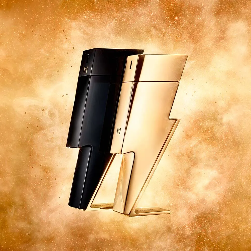 Carolina Herrera Bad Boy Gold Fantasy Eau De Toilette Spray for Men, 3.4 Ounce