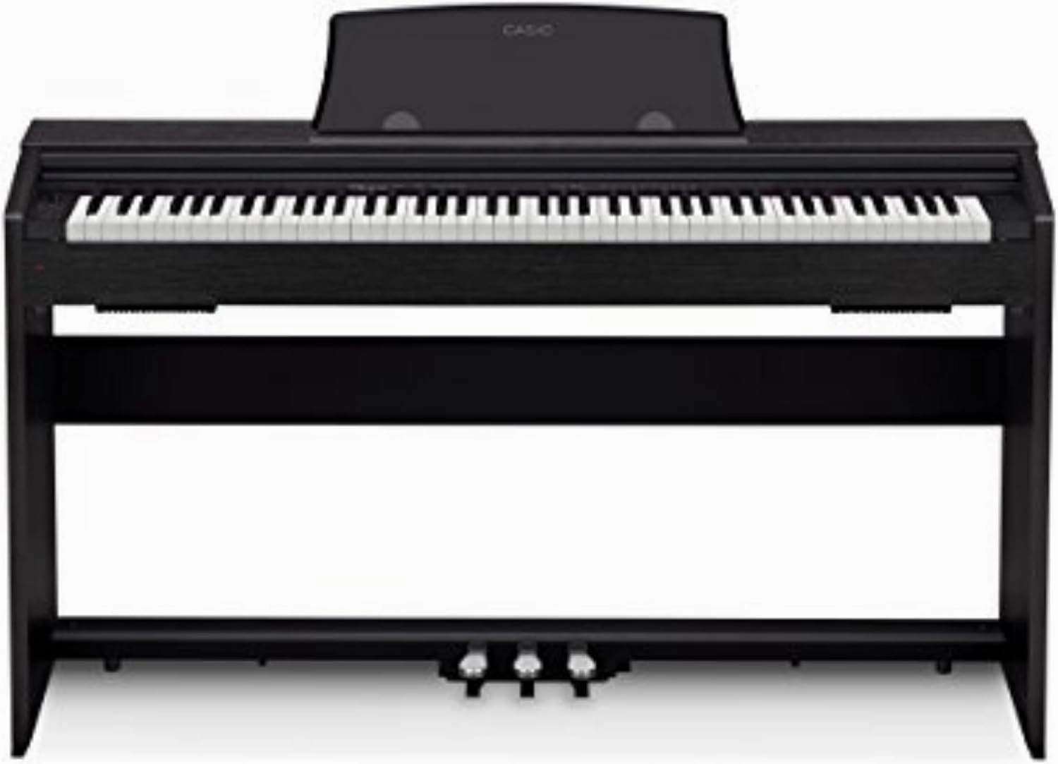 Casio Privia PX-770 – 88-Key Weighted Console Digital Piano | Tri-Sensor II Scaled Hammer Action Keys | AiR Sound Source, 19 Tones, Concert Play, 16W Stereo Speakers, USB-MIDI | Elegant Black Cabinet