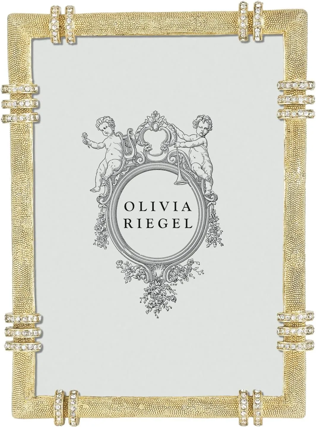 CASSINI GOLD Austrian Crystal 5x7 frame by Olivia Riegel - 5x7