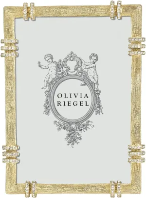 CASSINI GOLD Austrian Crystal 5x7 frame by Olivia Riegel - 5x7