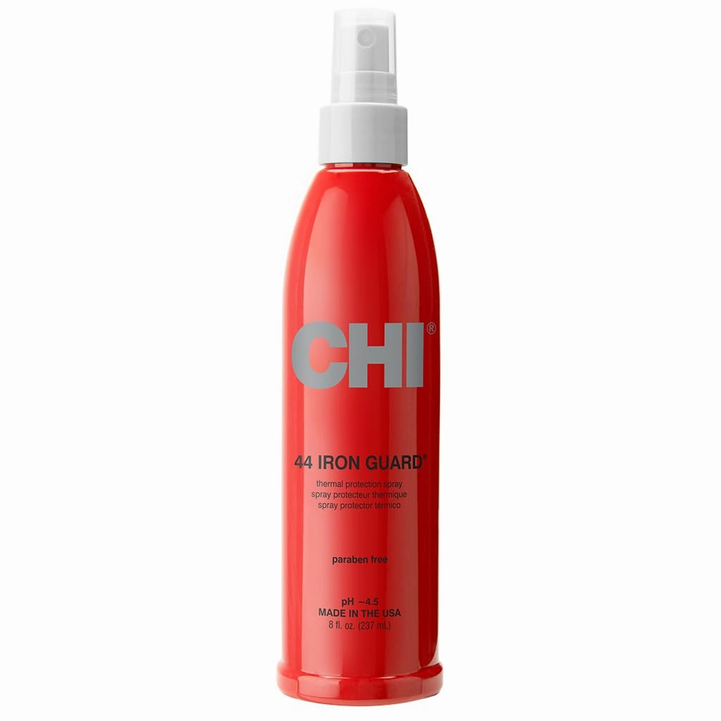 CHI INFRA Silk Infusion, 6 Fl Oz & 44 Iron Guard Thermal Protection Spray, Clear, 8 Fl Oz