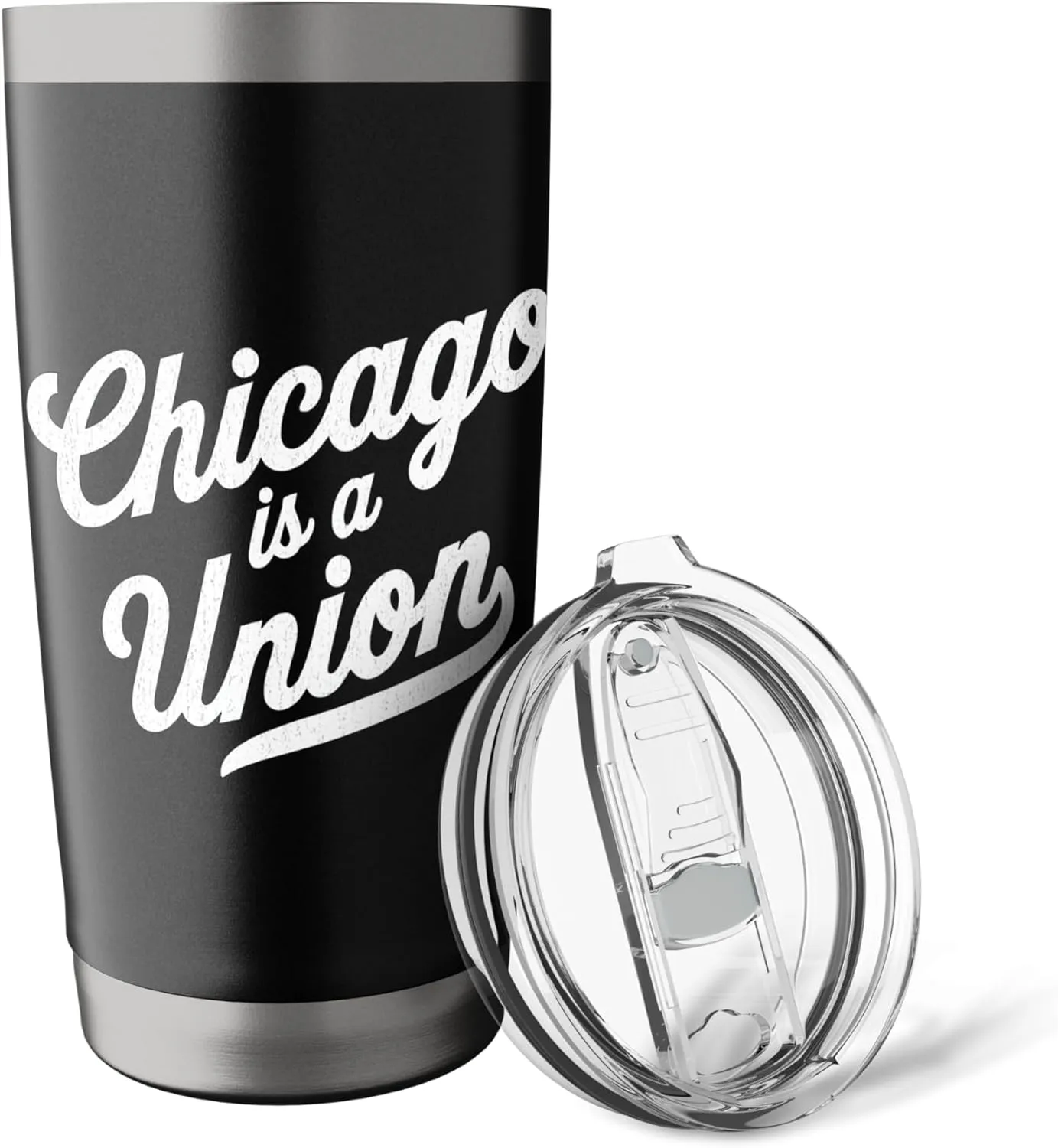 Chicago Is A Union Pro-Labor Chicago Pride Stainless Steel Insulated Tumbler
