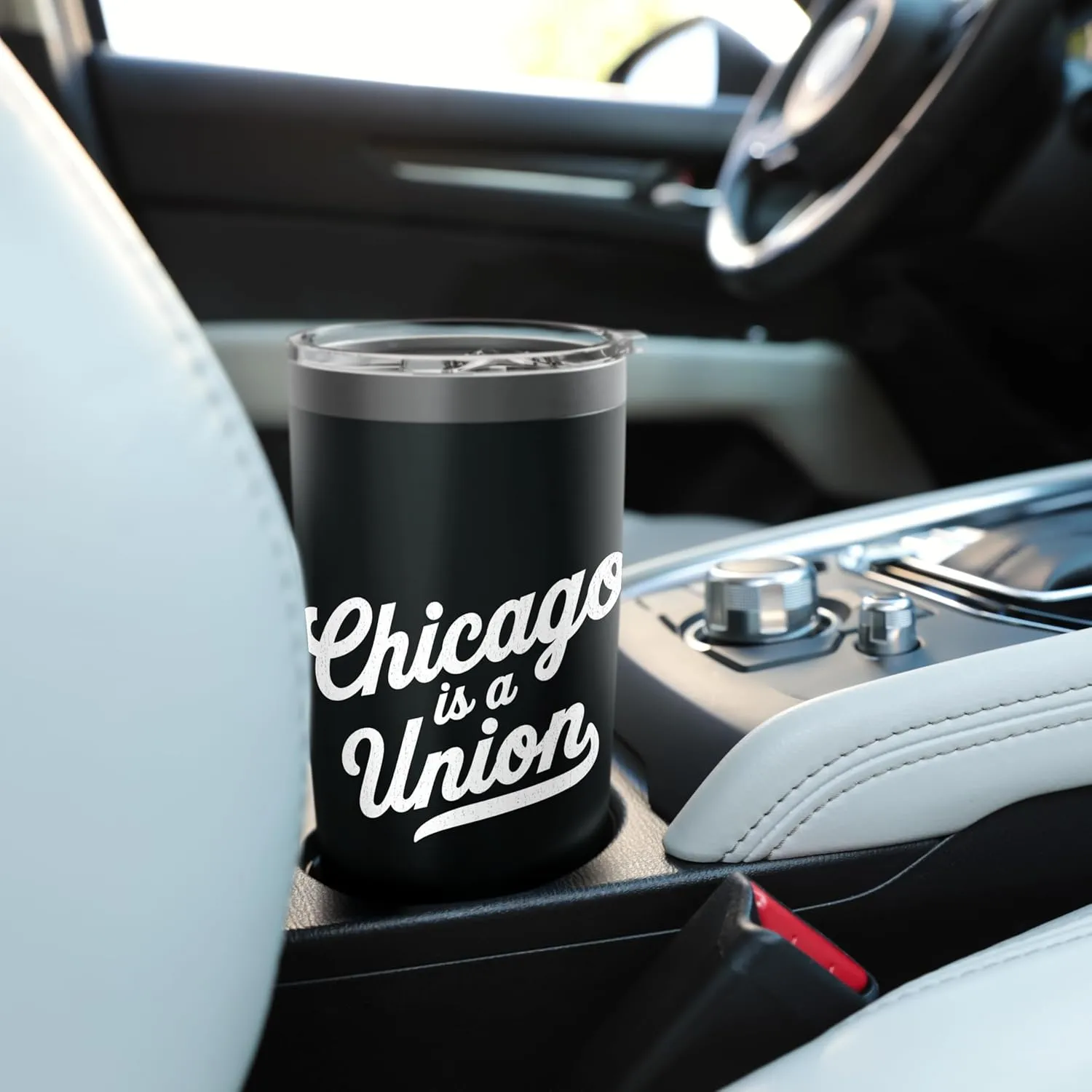 Chicago Is A Union Pro-Labor Chicago Pride Stainless Steel Insulated Tumbler