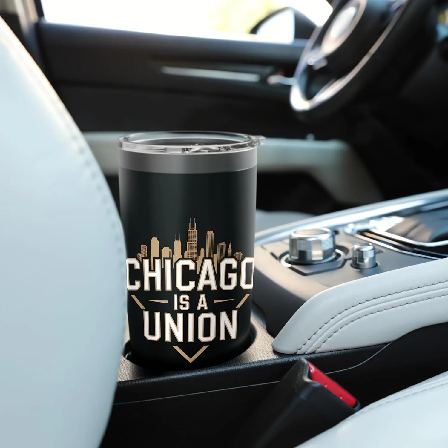 Chicago Is A Union Pro-Labor Chicago Pride Stainless Steel Insulated Tumbler