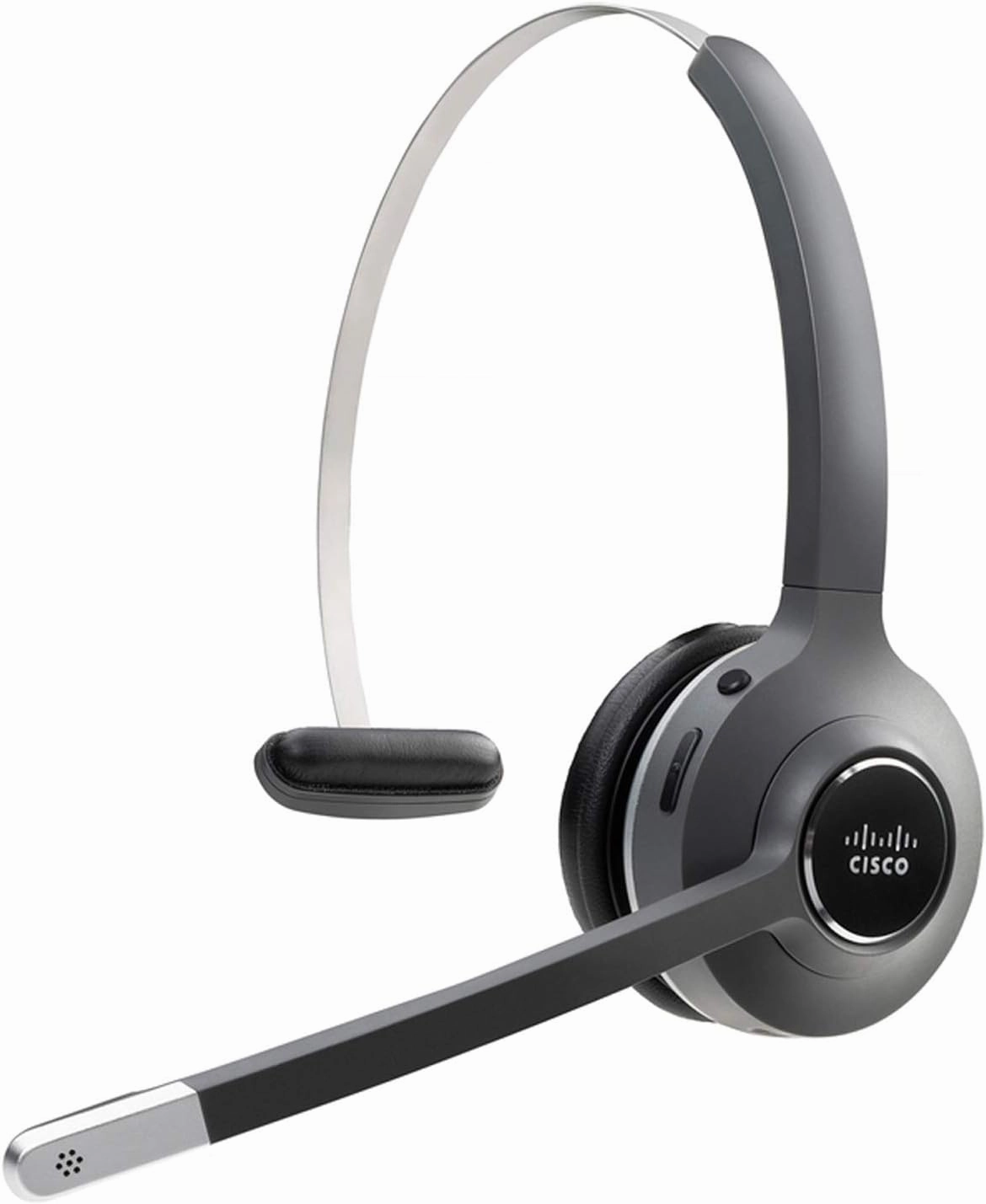 CISCO Headset 561, Wireless Single On-Ear Digital Enhanced Cordless Telecommunications Headset with Standard Base for US & Canada, Charcoal, 2-Year Limited Liability Warranty (CP-HS-WL-561-S-US=)