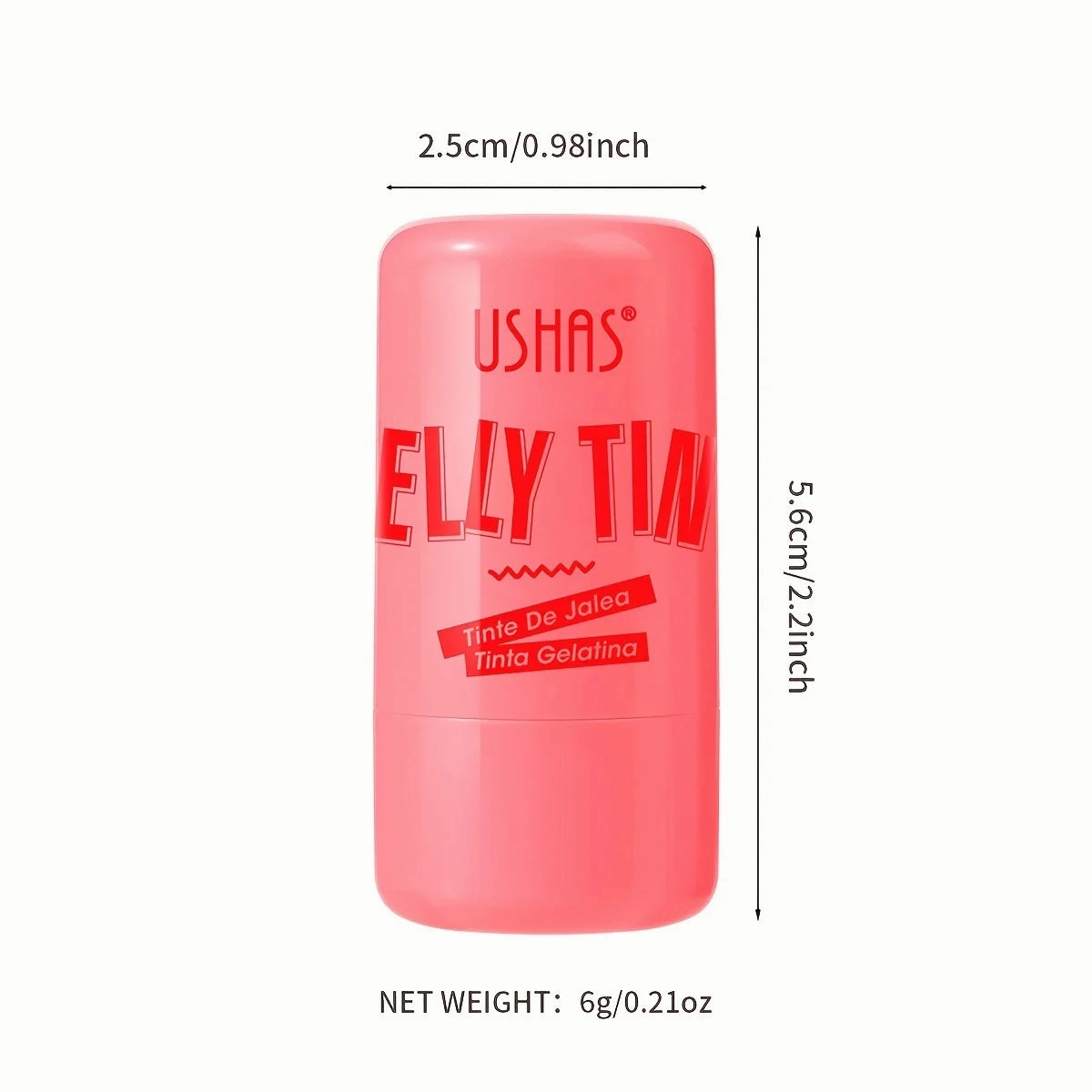 Clark & Co. 3-in-1 Jelly Blush Stick – Multi-Use Matte Blush, Lip Balm, & Eyeshadow (4 Colors)