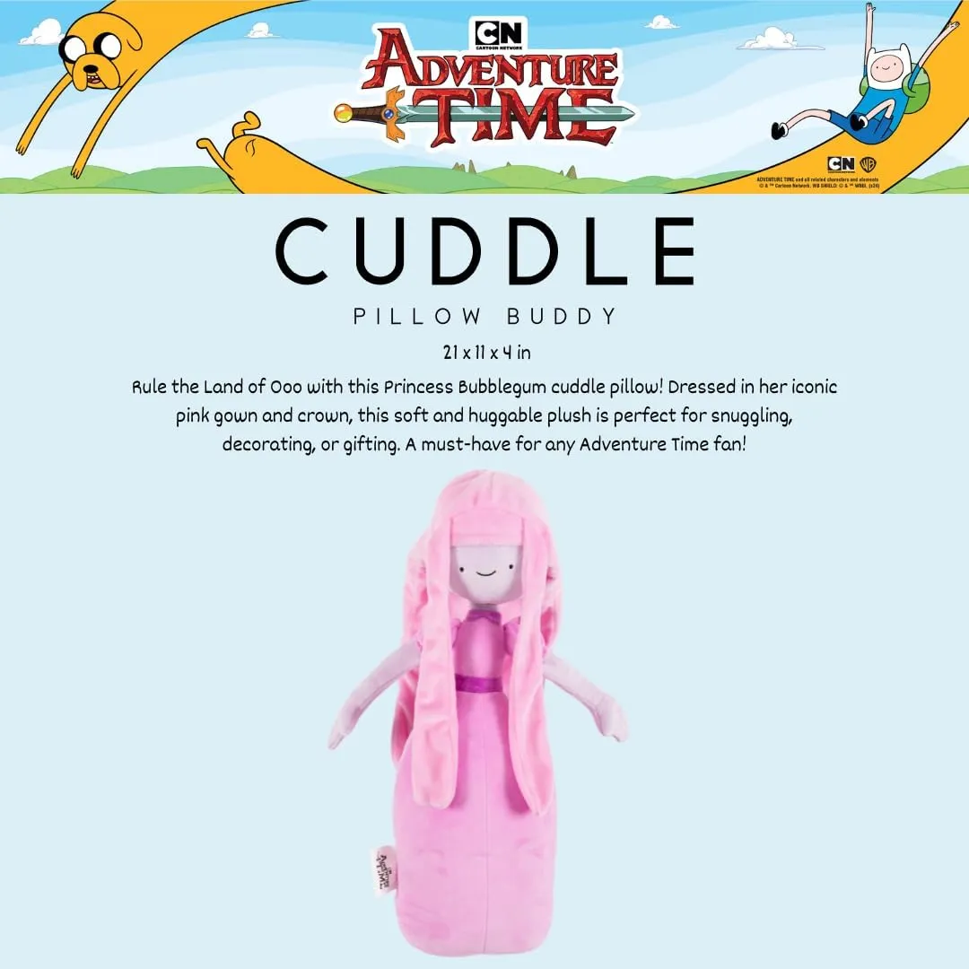 Collectibles Adventure Time Princess Bubblegum Bedding Super Soft Cozy Decorative Cuddle Pillow, (Officially Licensed Product) By Franco