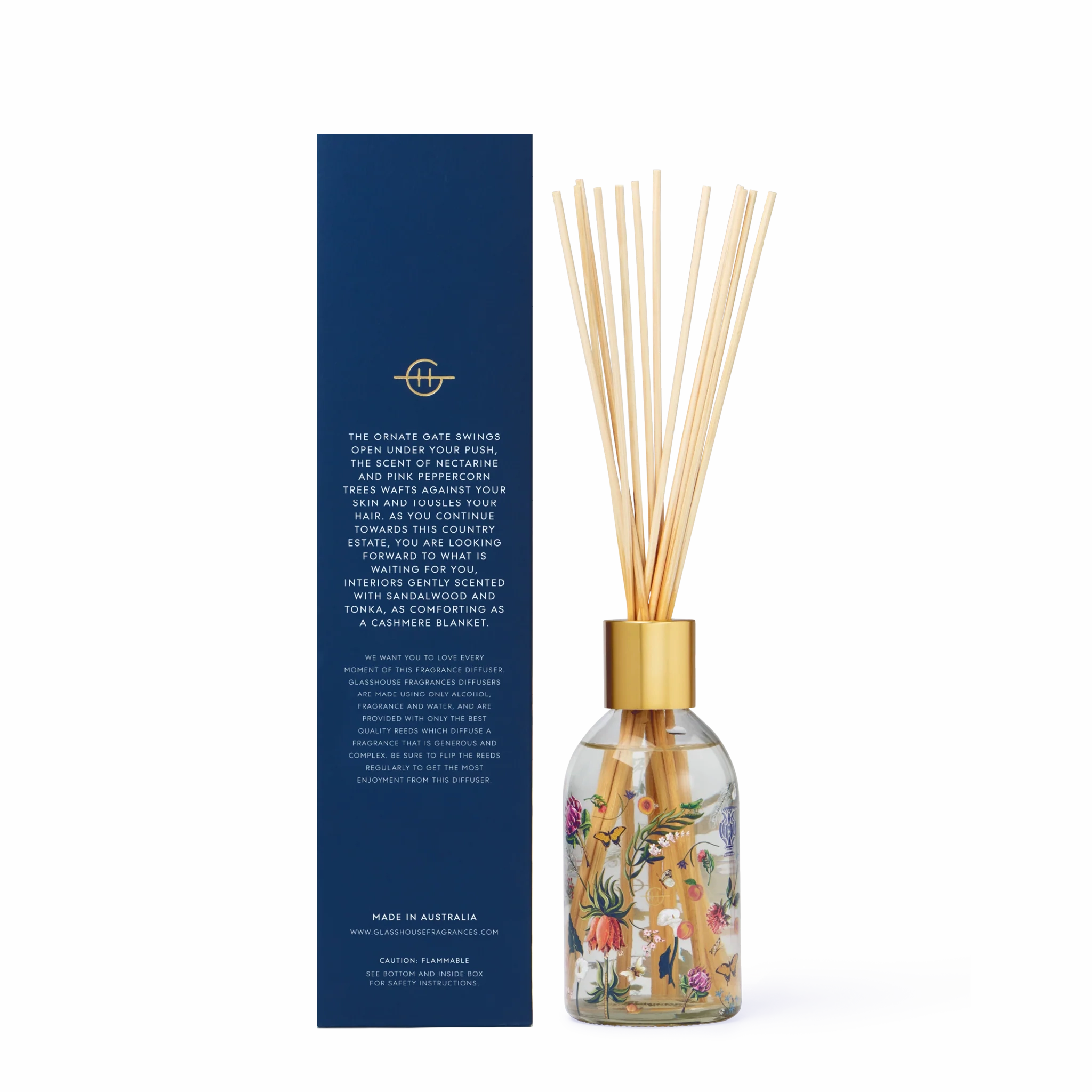 Country Couture - Cashmere & Nectarine 250ml Diffuser - LIMITED EDITION