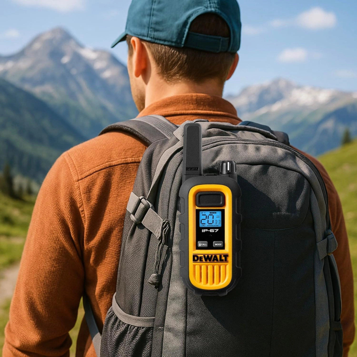 DEWALT DXFRS300 1 Watt Heavy Duty Walkie Talkies with Headsets - Waterproof, Shock Resistant, Long Range & Rechargeable Two-Way Radio with VOX (6 Pack)