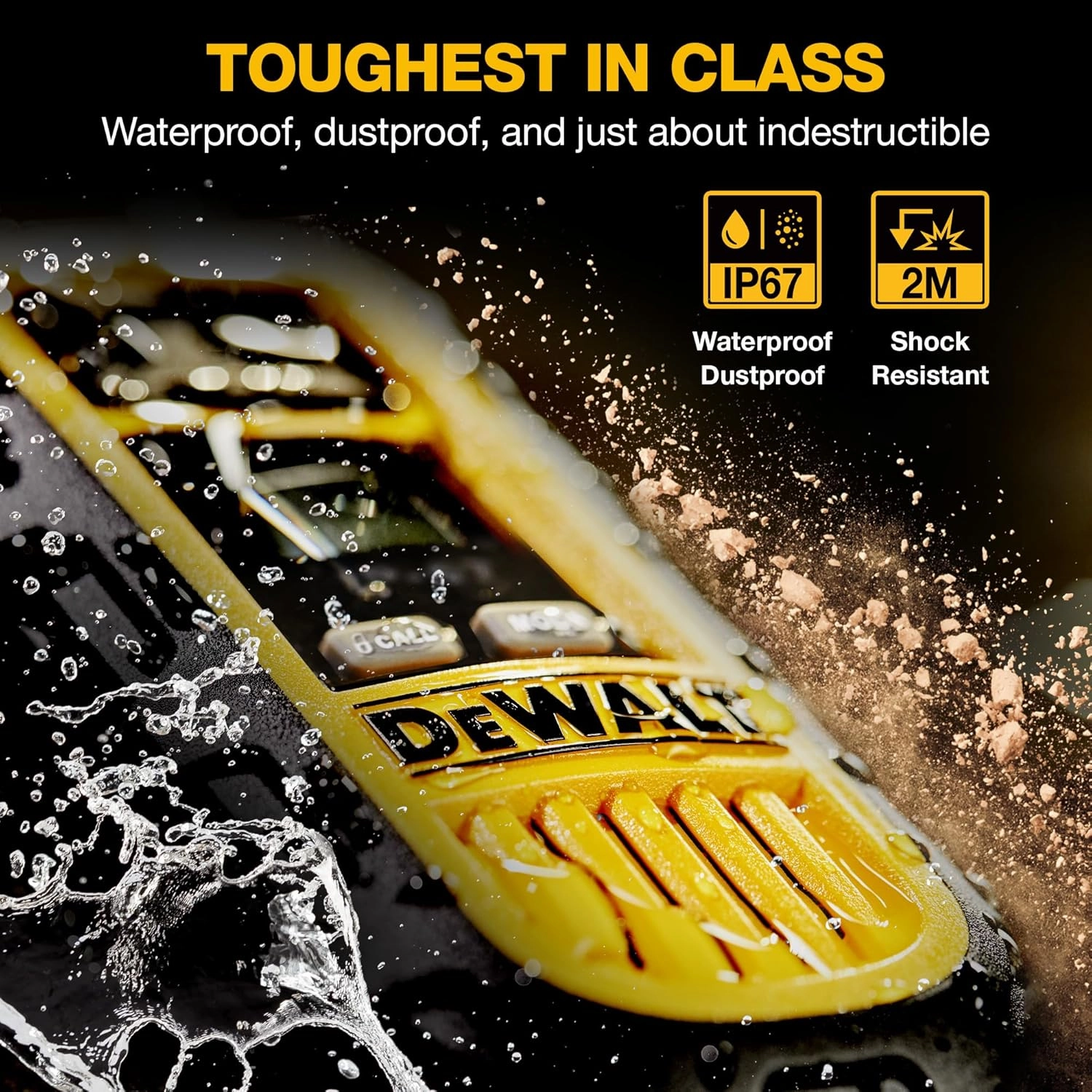 DEWALT DXFRS300 1 Watt Heavy Duty Walkie Talkies with Headsets - Waterproof, Shock Resistant, Long Range & Rechargeable Two-Way Radio with VOX (6 Pack)