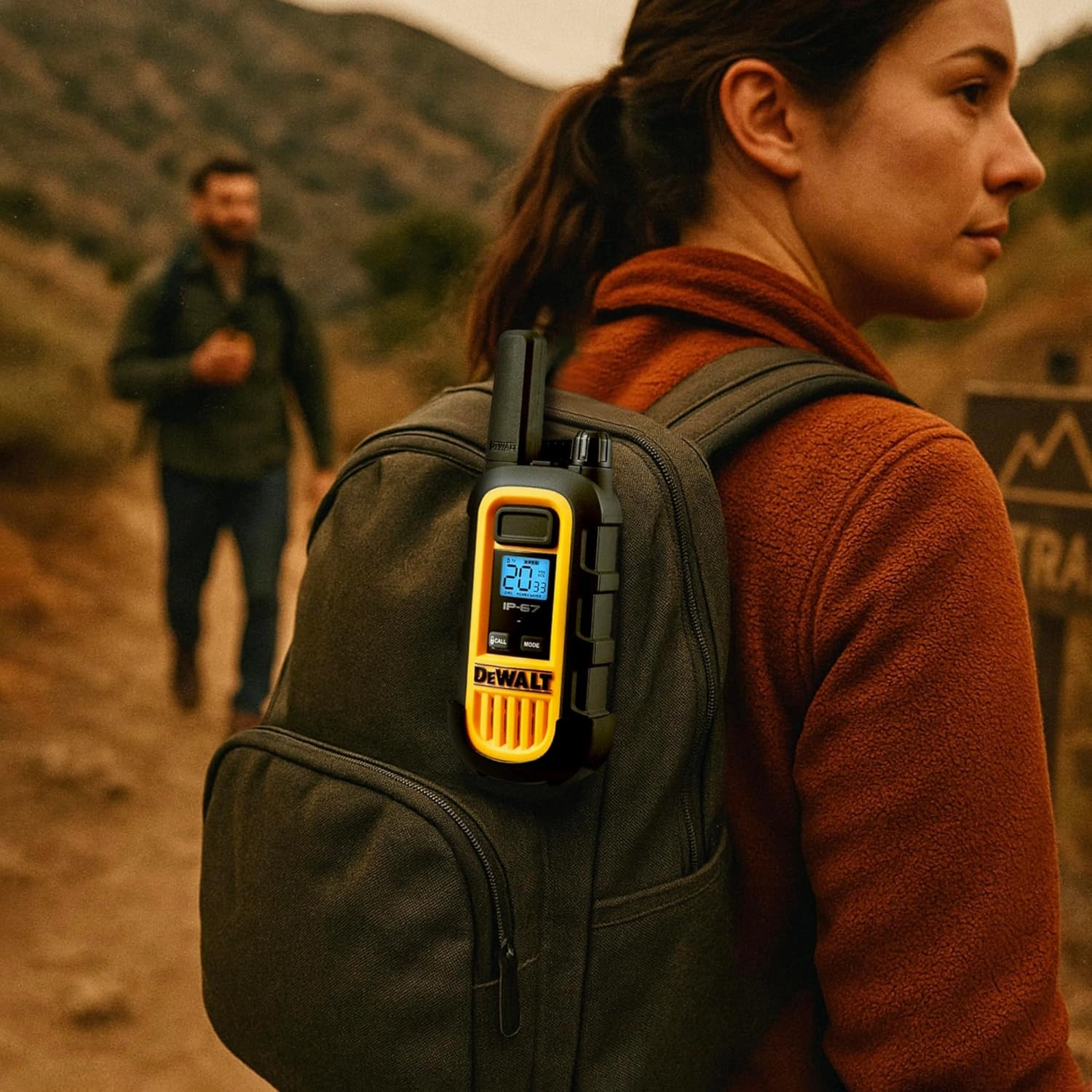 DEWALT DXFRS300 1 Watt Heavy Duty Walkie Talkies with Headsets - Waterproof, Shock Resistant, Long Range & Rechargeable Two-Way Radio with VOX (6 Pack)